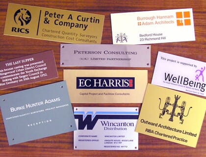 Nameplates Nameplates