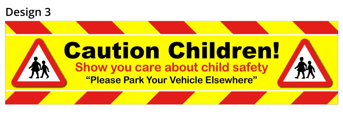 School Parking Safety Banner 3 School Parking Safety Banner 3
