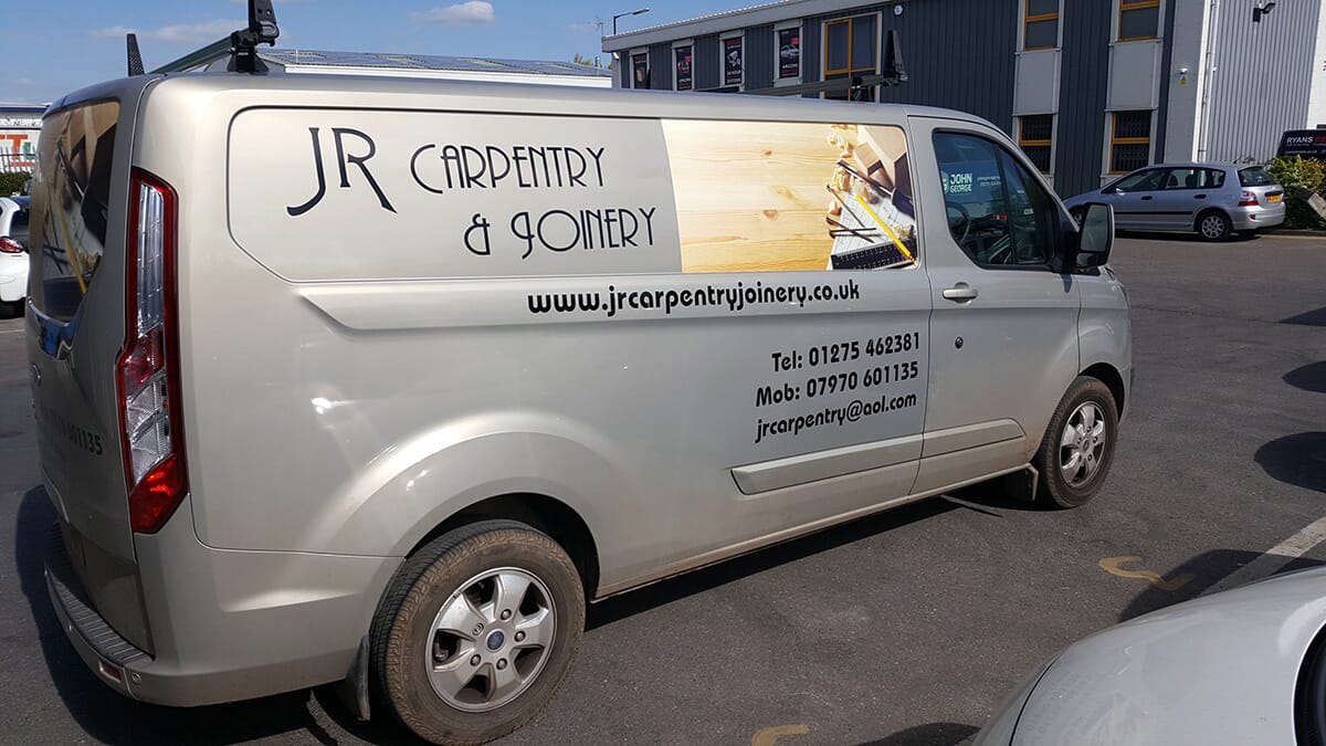 Carpentry Van Sign Writing