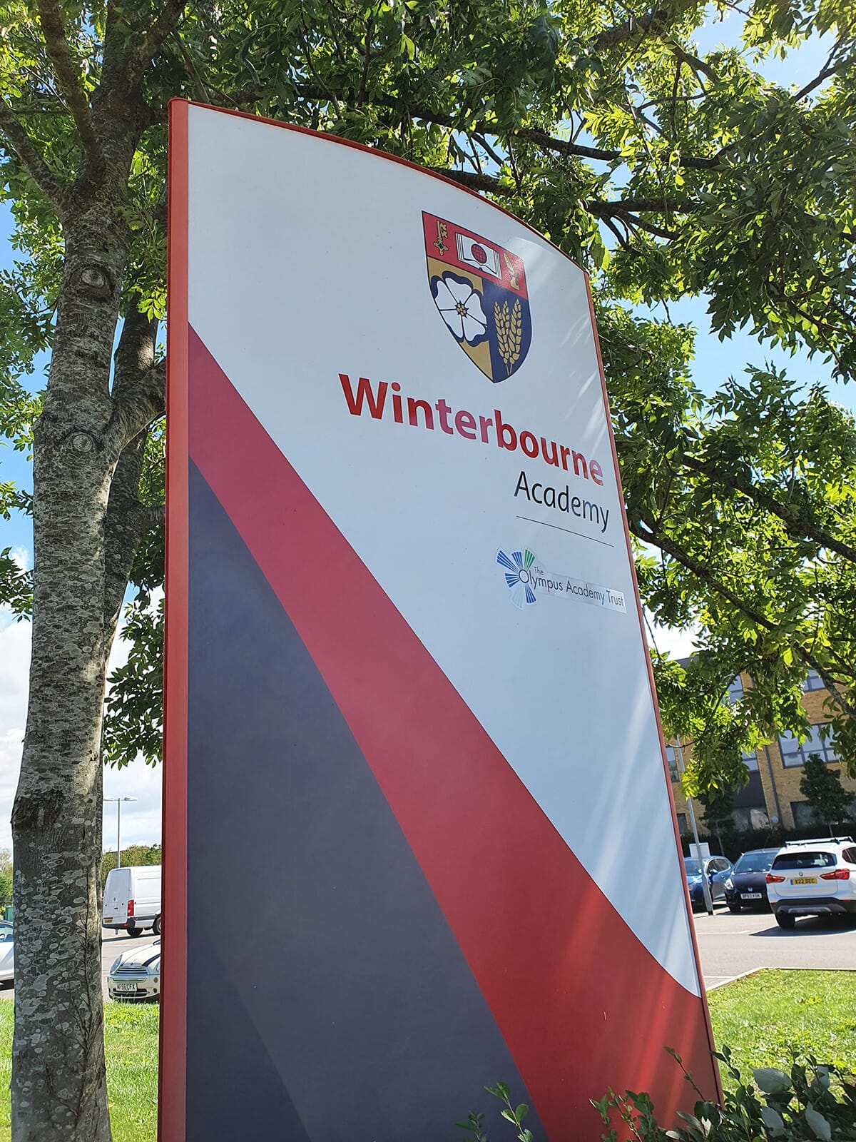 School monolith sign