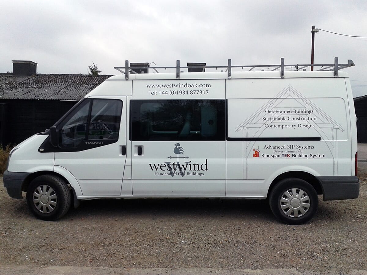 Carpentry Van Sign Writing