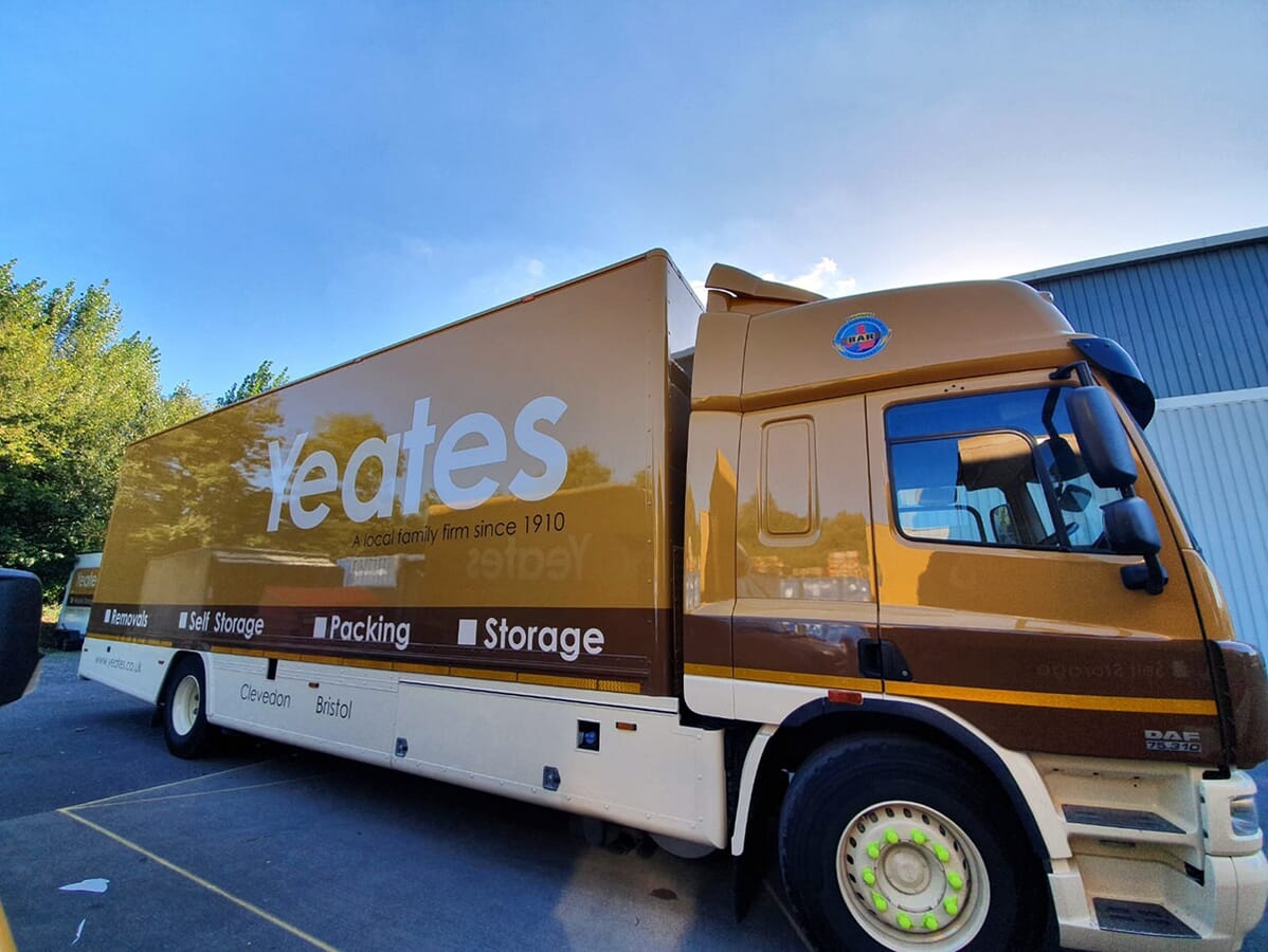 Lorry with Sign Writing
