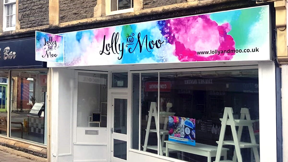 Shop Sign for a business