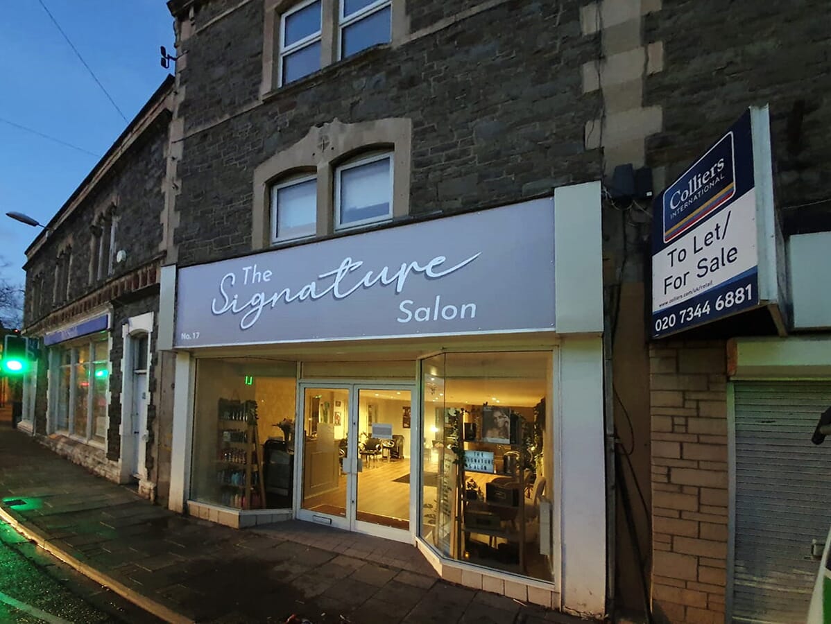 Shop Sign in Clevedon High Street